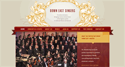 Desktop Screenshot of downeastsingers.org